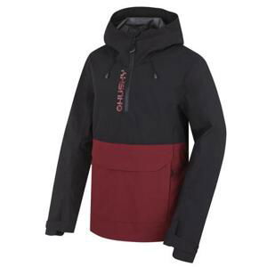 Husky Pánská outdoor bunda Nabbi M black/bordo S