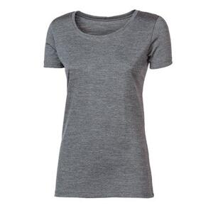 PROGRESS ORIGINAL MERINO ladies T-shirt M sv.šedý melír