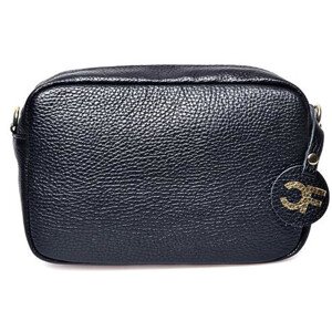 Carla Ferreri Dámská kožená crossbody kabelka CF1906 Nero