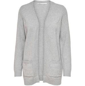 ONLY Dámský kardigan ONLLESLY Regular Fit 15174274 Light Grey Melange S