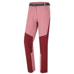 Husky Dámské outdoor kalhoty Keiry L bordo/pink XL