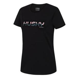 Husky Dámské bavlněné triko Tee Wild L black XL