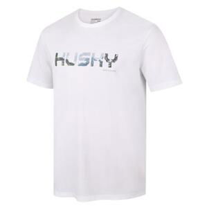 Husky Pánské bavlněné triko Tee Wild M white XL