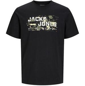 Jack&Jones Pánské triko JCOOUTDOOR Regular Fit 12262560 Black M