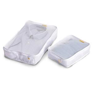 Travel Blue Shirt Organiser White