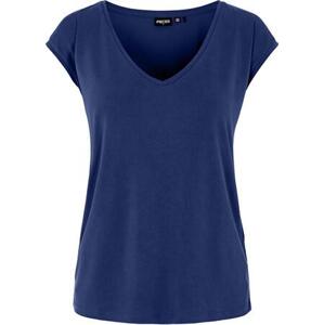 Pieces Dámské triko PCKAMALA Comfort Fit 17095260 Bellwether Blue S