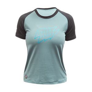 FT WOMEN'S HORIZON SHORT SLEEVE TEE MINT/BLACK velikost M