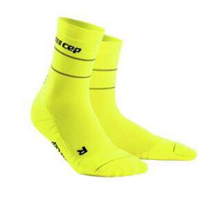 CEP vysoké ponožky Reflective pánské žluté, 42-45