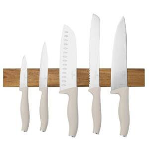Berlingerhaus Sada nožů s magnetickým držákem z akátového dřeva 6 ks Sahara Collection
