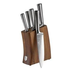 Berlingerhaus Sada nožů se stojanem z akátového dřeva 6 ks Stainless steel
