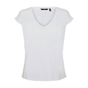 Vero Moda Dámské triko VMFILLI Relaxed Fit 10247666 Bright White XL