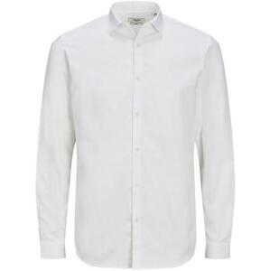 Jack&Jones Pánská košile JPRBLACARDIFF Slim Fit 12201905 White M