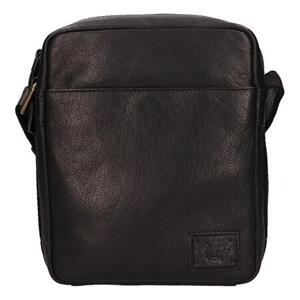 Lagen Pánská kožená crossbody taška 290602 BLK