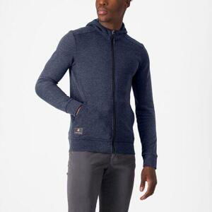 Castelli - mikina Milano 2 Full Zip Fleece, savile blue M