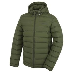 Husky Pánská péřová bunda Donnie M dark khaki XL