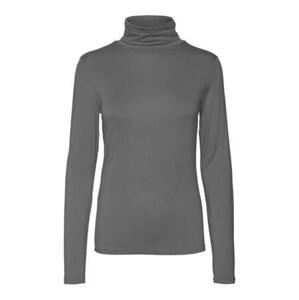 Vero Moda Dámské triko VMALBERTE Tight Fit 10293803 Medium Grey Melange XXL