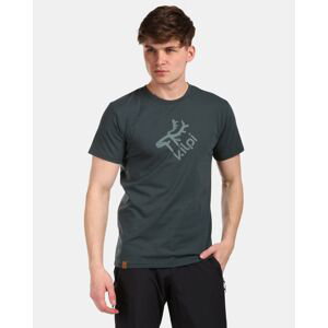 Kilpi DISCOVER-M Tmavě zelená Velikost: 3XL pánské tričko s krátkým rukávem