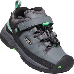 Keen TARGHEE LOW WP CHILDREN steel grey/irish green Velikost: 30 dětské boty