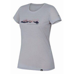 Hannah COREY II gray violet Velikost: 42 dámské tričko s krátkým rukávem