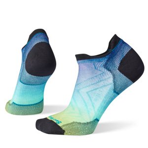 Smartwool W RUN ZERO CUSHION OMBRE PRINT LOW ANKLE capri Velikost: L ponožky