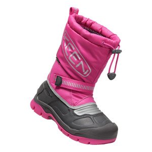 Keen SNOW TROLL WP CHILDREN fuchsia purple/silver Velikost: 29 dětské boty