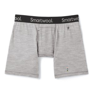 Smartwool MERINO BOXER BRIEF BOXED light gray heather Velikost: S boxerky