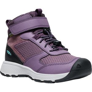 Keen SKUA MID WP CHILDREN black plum/plum perfect Velikost: 27/28 dětské boty