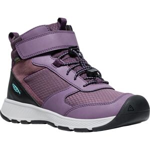 Keen SKUA MID WP YOUTH black plum/plum perfect Velikost: 32/33 dětské boty