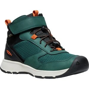 Keen SKUA MID WP YOUTH ponderosa pine/gold flame Velikost: 35 dětské boty