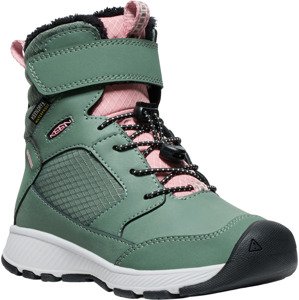 Keen SKUA WINTER WP CHILDREN dark forest/rose elegance Velikost: 24 dětské boty