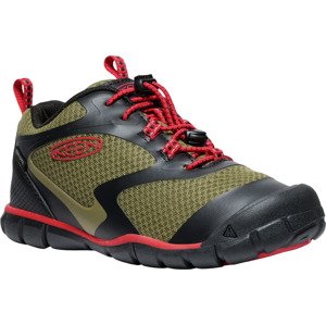 Keen TREAD ROVER WP YOUTH martini olive/red carpet Velikost: 32/33 dětské boty