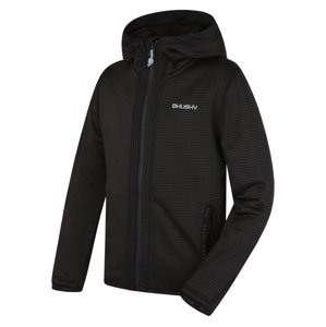 Husky Dětská mikina s kapucí Artic Zip K black Velikost: 122 dětská mikina