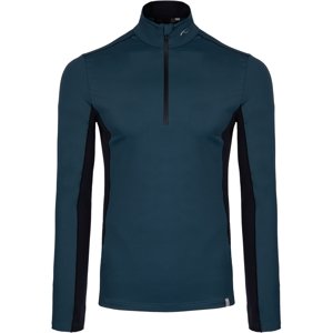 Kjus Men Taos Midlayer Half-Zip - Petrol Blue L