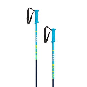 Leki Rider - blue/white/cyan/neonyellow 90