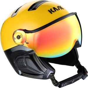 Kask Montecarlo - Yellow/red mirror 59