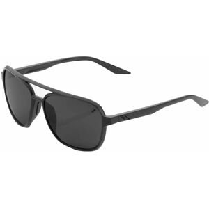 100% Aviator Round - Matte Black / Black Mirror Lens uni