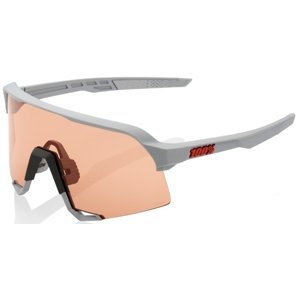 100% S3 - Soft Tact Stone Grey / HiPER Coral Lens uni