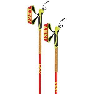 Leki Mezza Speed - naturalcarbon/fluorescent red/neonyellow 115