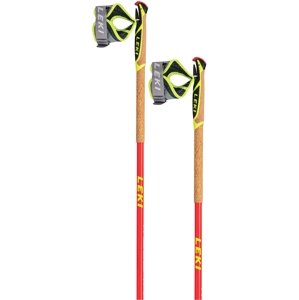 Leki Mezza Race - naturalcarbon/fluorescent red/neonyellow 120