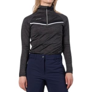 Phenix Dianthus 1/2 Zip Tee - heather/gray black 40