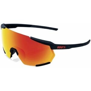 100% Racetrap 3.0 - Soft Tact Black - HiPER Red Multilayer Mirror Lens uni