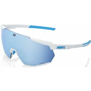 100% Racetrap 3.0 - Movistar Team White - HiPER Blue Multilayer Mirror Lens uni