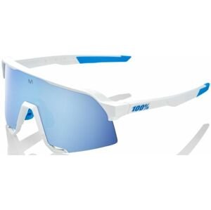 100% S3 - Movistar Team White - HiPER Blue Multilayer Mirror Lens uni