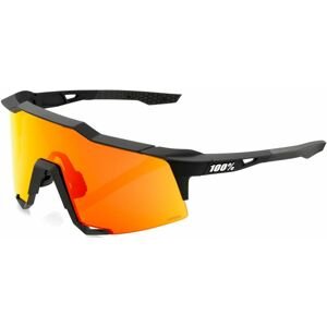 100% Speedcraft Sl - Soft Tact Black - HiPER Red Multilayer Mirror Lens uni