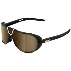 100% Westcraft - Soft Tact Black - Soft Gold Mirror Lens uni