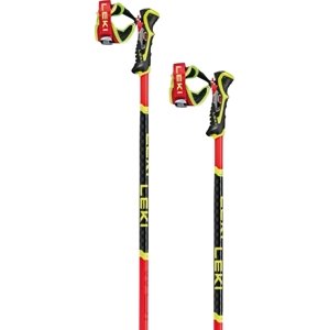 Leki WCR SL 3D - bright red/black/neon yellow 120