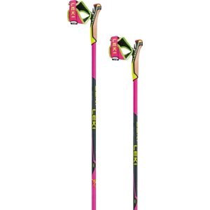 Leki HRC max - neon pink/neon yellow/carbon structure 150