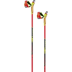 Leki HRC team - bright red/neon yellow/black 180