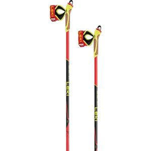 Leki HRC team - bright red/neon yellow/black 150