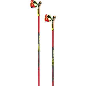 Leki HRC marathon - bright red/neon yellow/black 172.5